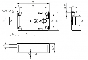 nejmenší trezorový zámek