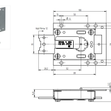 Mauer 74041 - trezorový rozvorový zámek